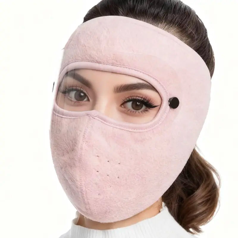 FrostSchutz™ Warme Fleece-Gesichtsmaske mit Visier