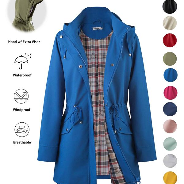 RegenSchild™ Eleganter, wetterfester Outdoor-Mantel