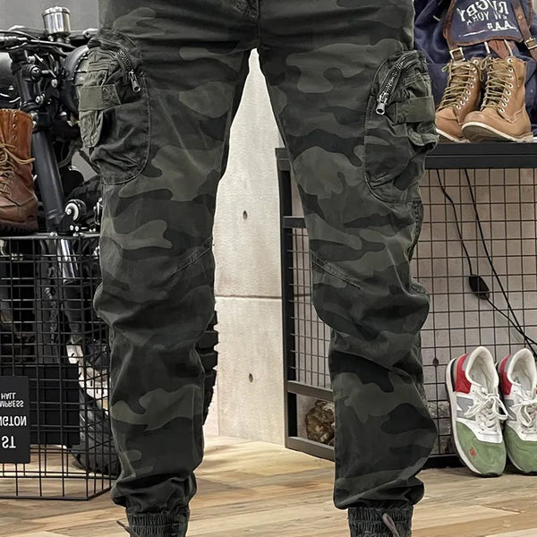 Strider™ Cargo | Distressed Slim Fit Cargo Jeans | 50% RABATT