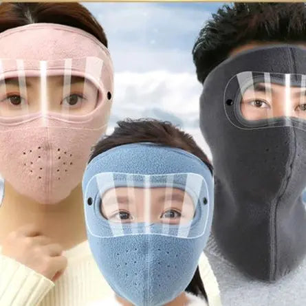 FrostSchutz™ Warme Fleece-Gesichtsmaske mit Visier