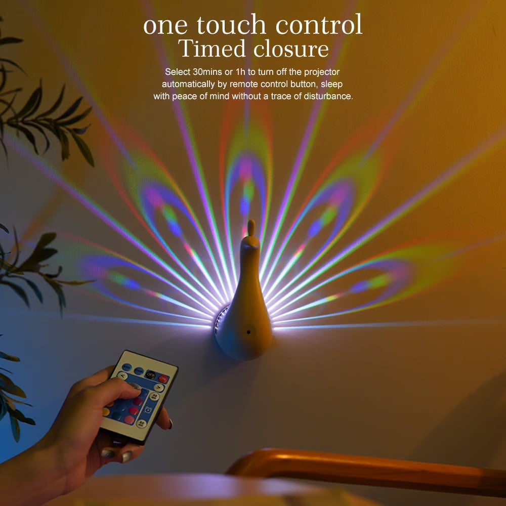 GlowPea™ - Pfau LED-Projektionslicht
