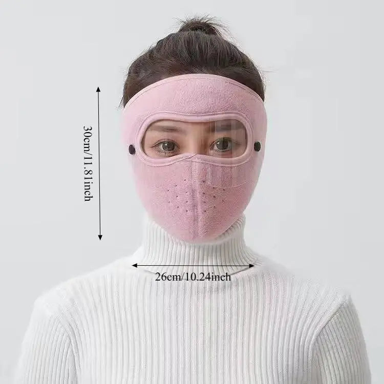 FrostSchutz™ Warme Fleece-Gesichtsmaske mit Visier