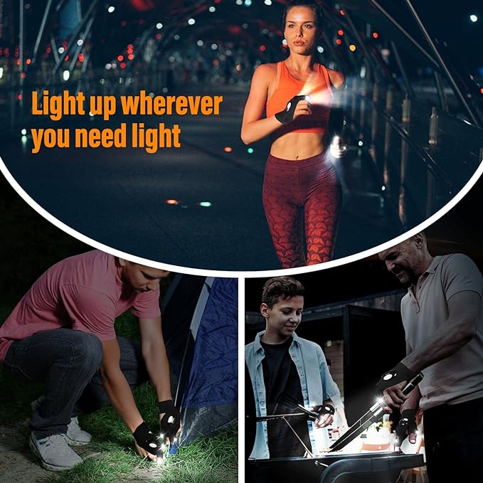 Taschenlampe Wasserdichte Handschuhe Perfekte Beleuchtung