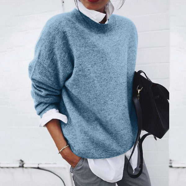 Damen Feinstrick-Pullover weich & warm | leicht taillierter Regular Fit | eleganter Strick für Alltag, Büro & Dinner