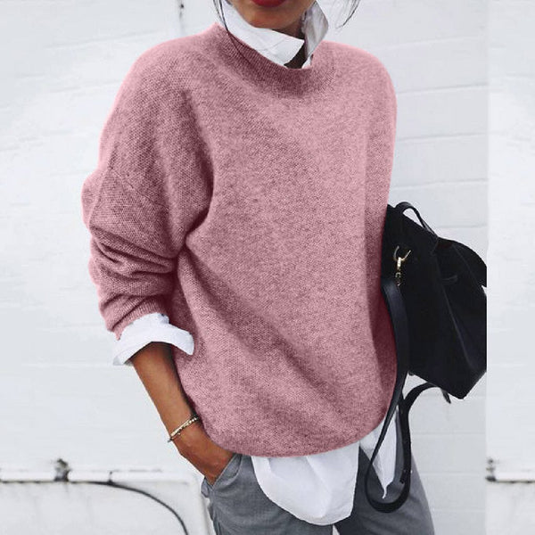 Damen Feinstrick-Pullover weich & warm | leicht taillierter Regular Fit | eleganter Strick für Alltag, Büro & Dinner