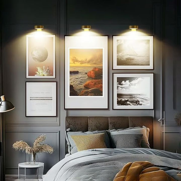 Bilderleuchte™ LED Wandleuchte | Dimmbar & Wiederaufladbar | 13 Modi | 1+1 Gratis