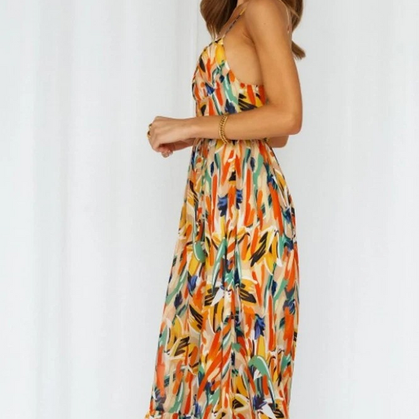 Aadhya™ | FARBENFROHES SOMMERKLEID