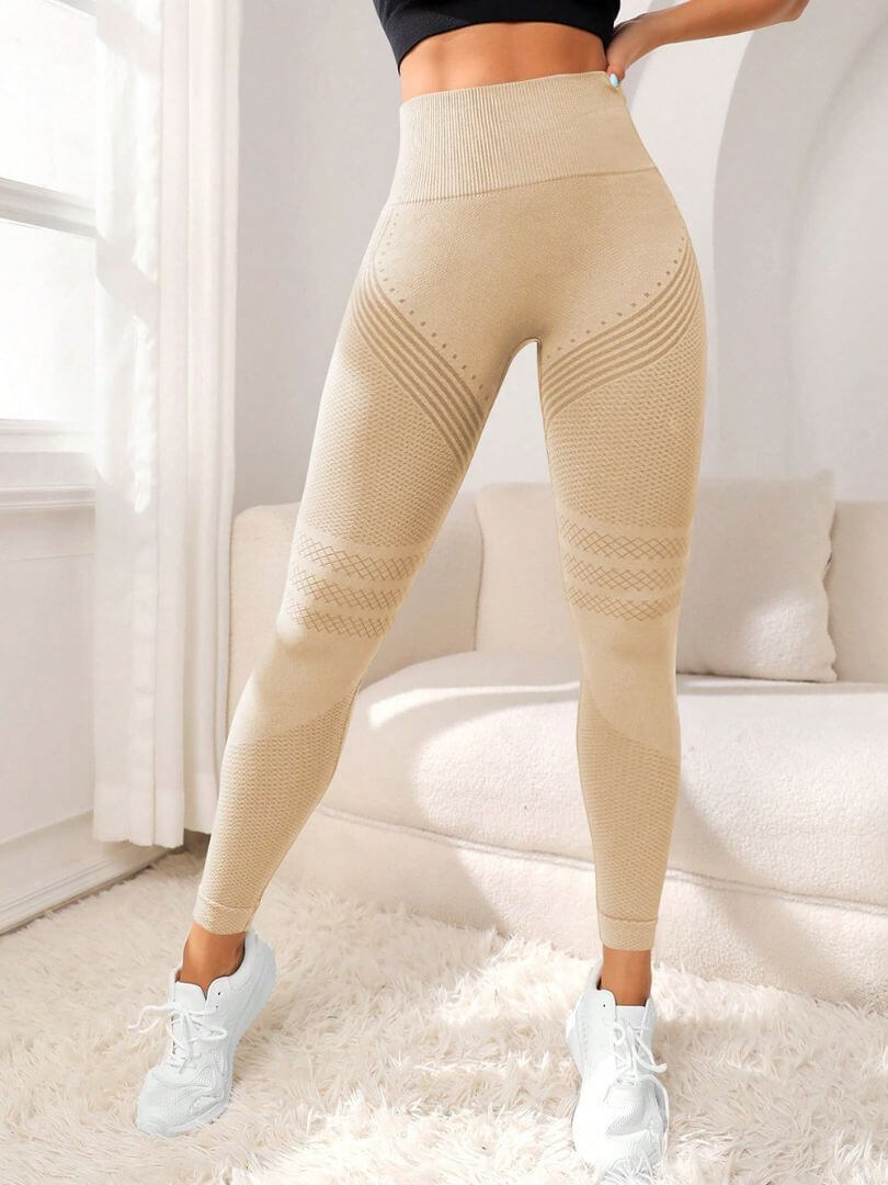 Damen Anti-Cellulite Leggings mit Po-Lift & High-Waist | Kaschiert Dellen optisch, formt Beine | Sport & Alltag, 1+1 Set