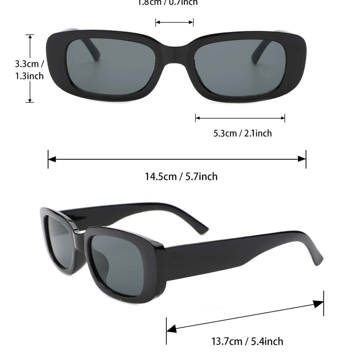 2 Paar Katzenaugen Sonnenbrille