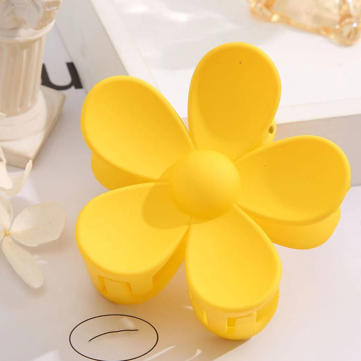 Haarklammer mit Blume Design