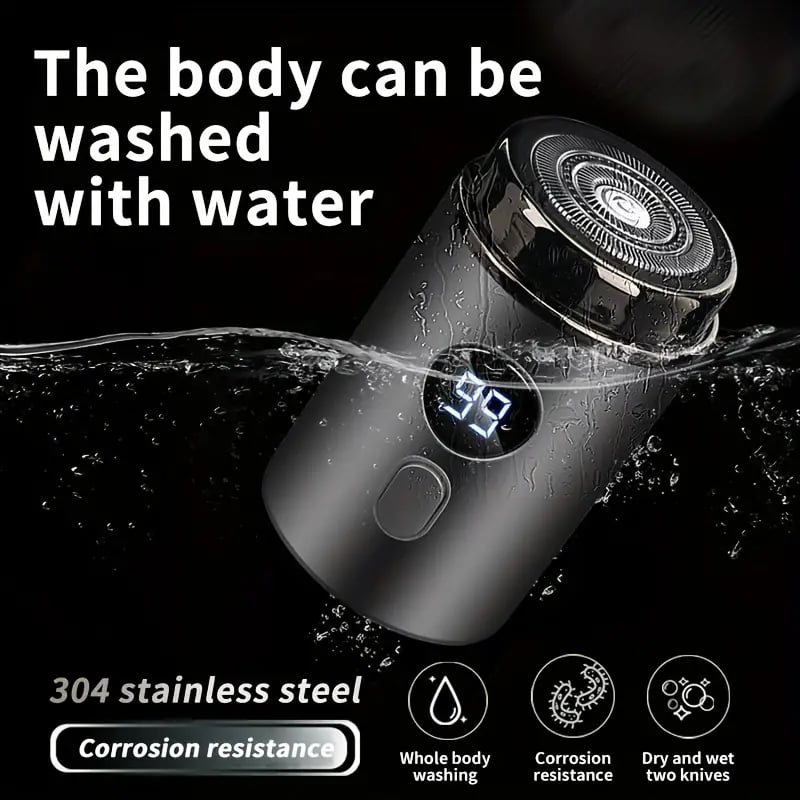 Trimster™ – Mini Tragbarer Elektrischer Rasierer | Wasserdicht | USB-Aufladung | Präzise & Schmerzfrei