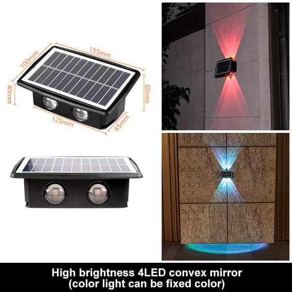 SunGlow™ - Solarbetriebene Wandleuchte