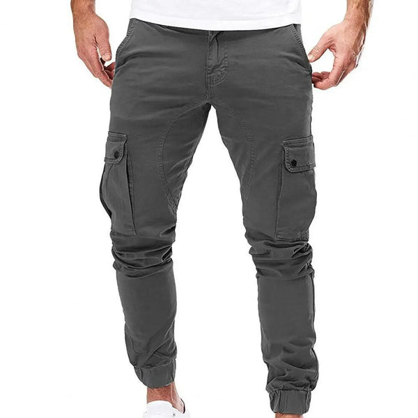 Bruno™ | Schlanke Cargohose