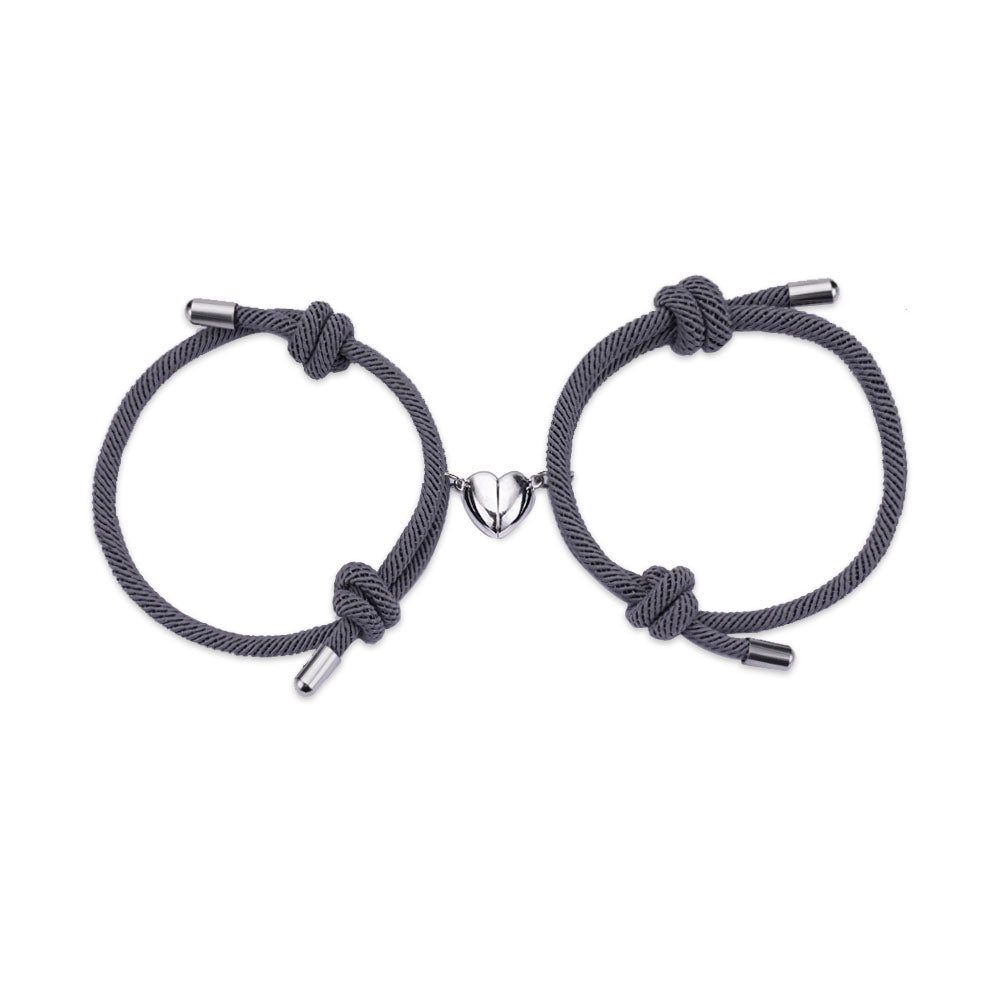 Magnetarmband-Set für Paare | Partnerarmbänder mit Magnetverschluss | Symbolisches Geschenk für Zwei