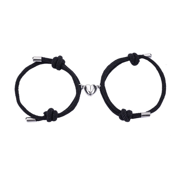 Magnetarmband-Set für Paare | Partnerarmbänder mit Magnetverschluss | Symbolisches Geschenk für Zwei