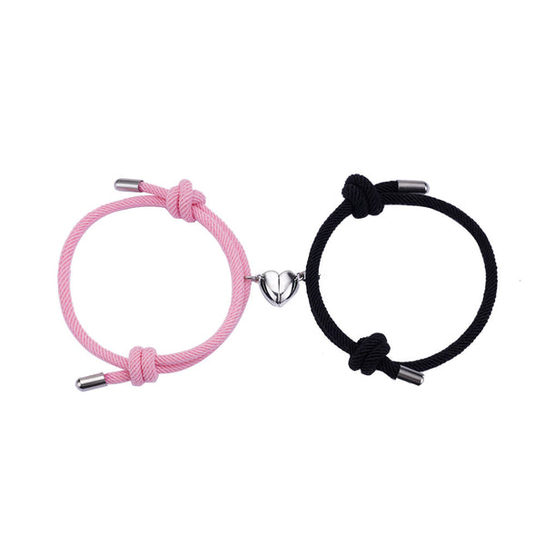 Magnetarmband-Set für Paare | Partnerarmbänder mit Magnetverschluss | Symbolisches Geschenk für Zwei