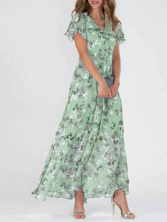 Alma™ Damen Kleid | Farbenfroh & elegant | Luftiges Sommerkleid mit schmeichelnder Passform