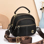 Katy™ Verstellbare Ledertasche mit breitem Schultergurt