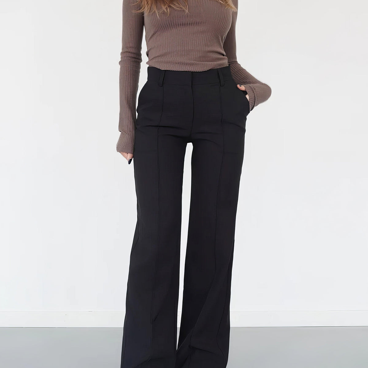 Sophia™ | Ausgestellte Hose mit hoher Taille