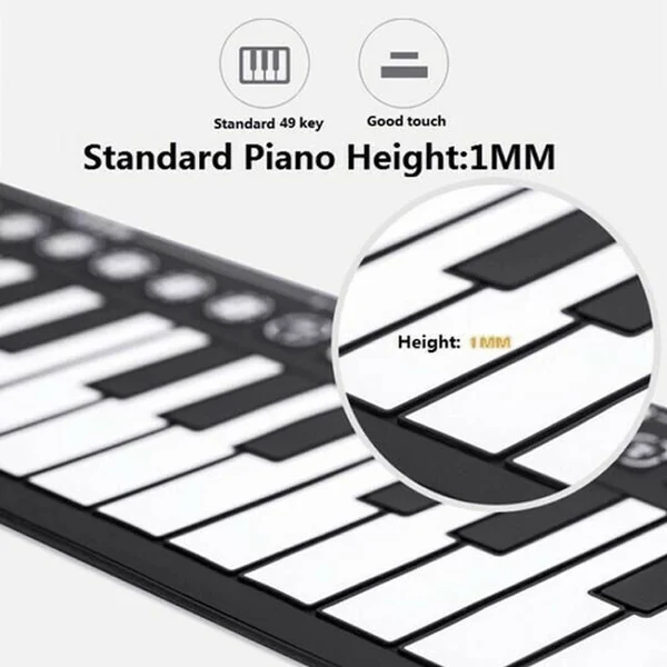 Rollano™ - Handrollbares tragbares Klavier