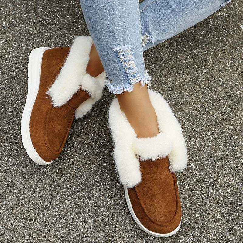 Jara™ Bequeme flauschige Stiefel