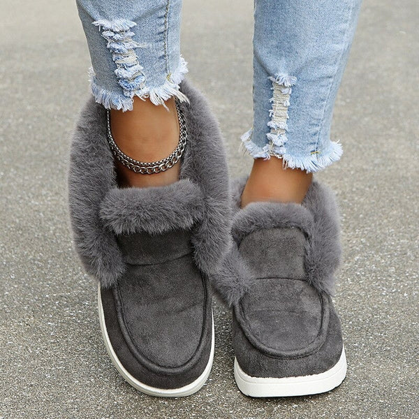 Jara™ Bequeme flauschige Stiefel