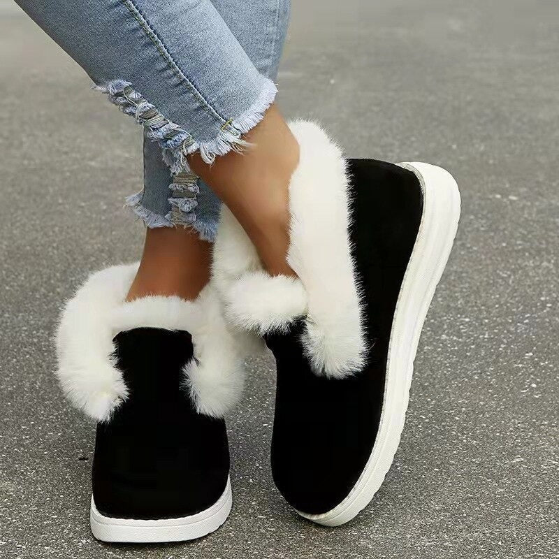 Jara™ Bequeme flauschige Stiefel