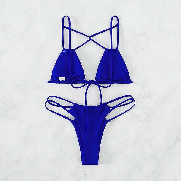Isadora™ - Cross String Bikini Set