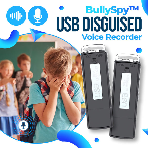 USB Sprachrekorder | Getarntes Design | Rauschunterdrückung | 8h Aufnahmezeit