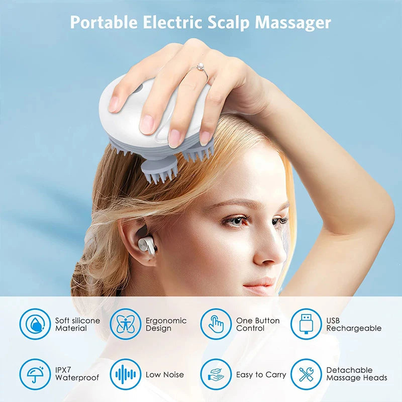 Kopfhaut-Massagegerät – Perfekt zur Entspannung und gründlichen Reinigung