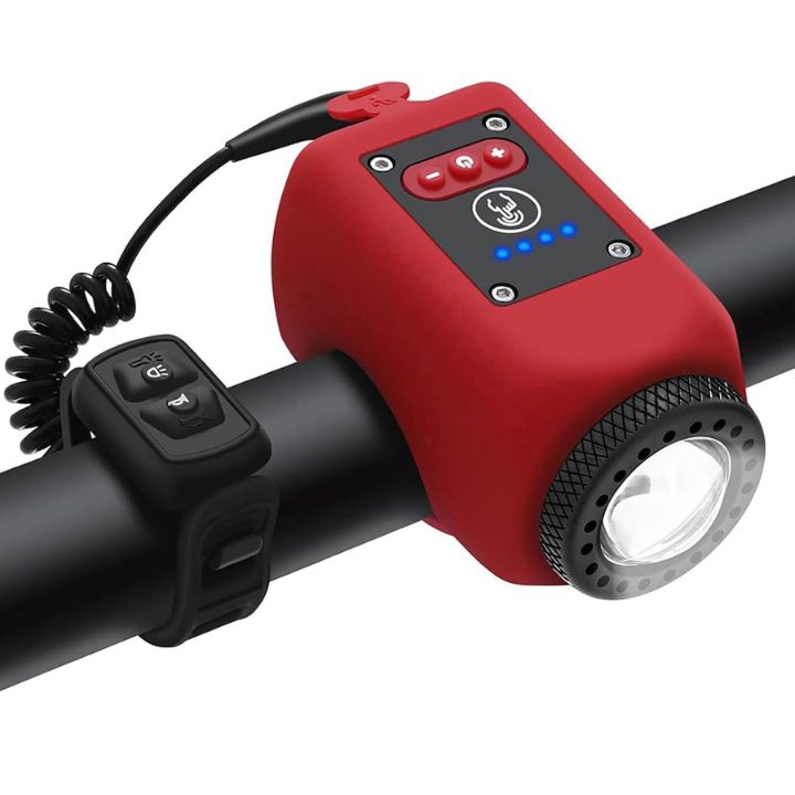 Fahrradklingel mit Licht – Laut, wasserdicht & USB-ladbar