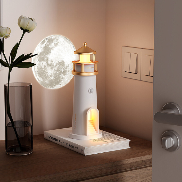 LunaBeam™ - Mondschein-Leuchtturm Projektionslampe Bluetooth-Lautsprecher
