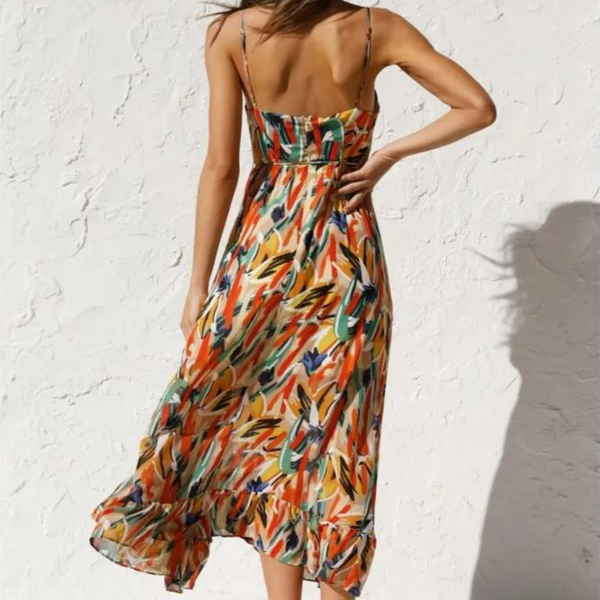 Aadhya™ | FARBENFROHES SOMMERKLEID
