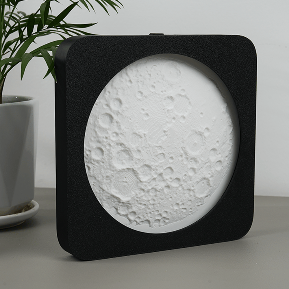 LunaGlow™ - 3D-gedruckte Mondlampe mit Smart-Touch und stufenloser Dimmfunktion Nachtlicht