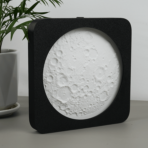 LunaGlow™ - 3D-gedruckte Mondlampe mit Smart-Touch und stufenloser Dimmfunktion Nachtlicht