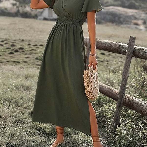 Ramira | Charmantes Kragendetail Damenkleid