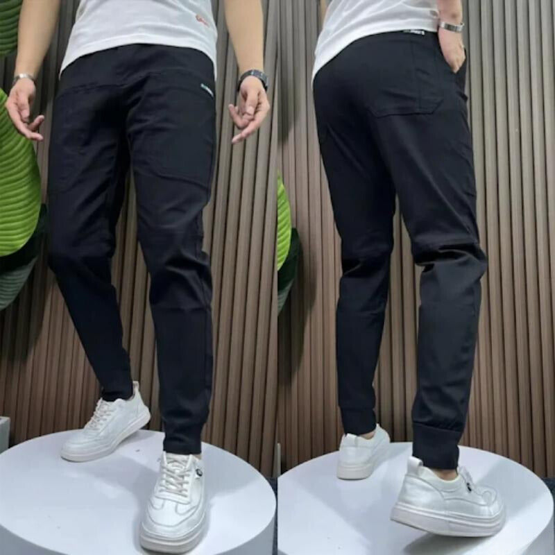 Herren Cargo-Hose mit Stretch-Komfort | Flexible Passform & Funktionstaschen | Für Alltag, Freizeit & Business Casual