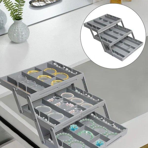 Organix™ – Mehrstufiger, Zusammenklappbarer Schubladen-Organizer