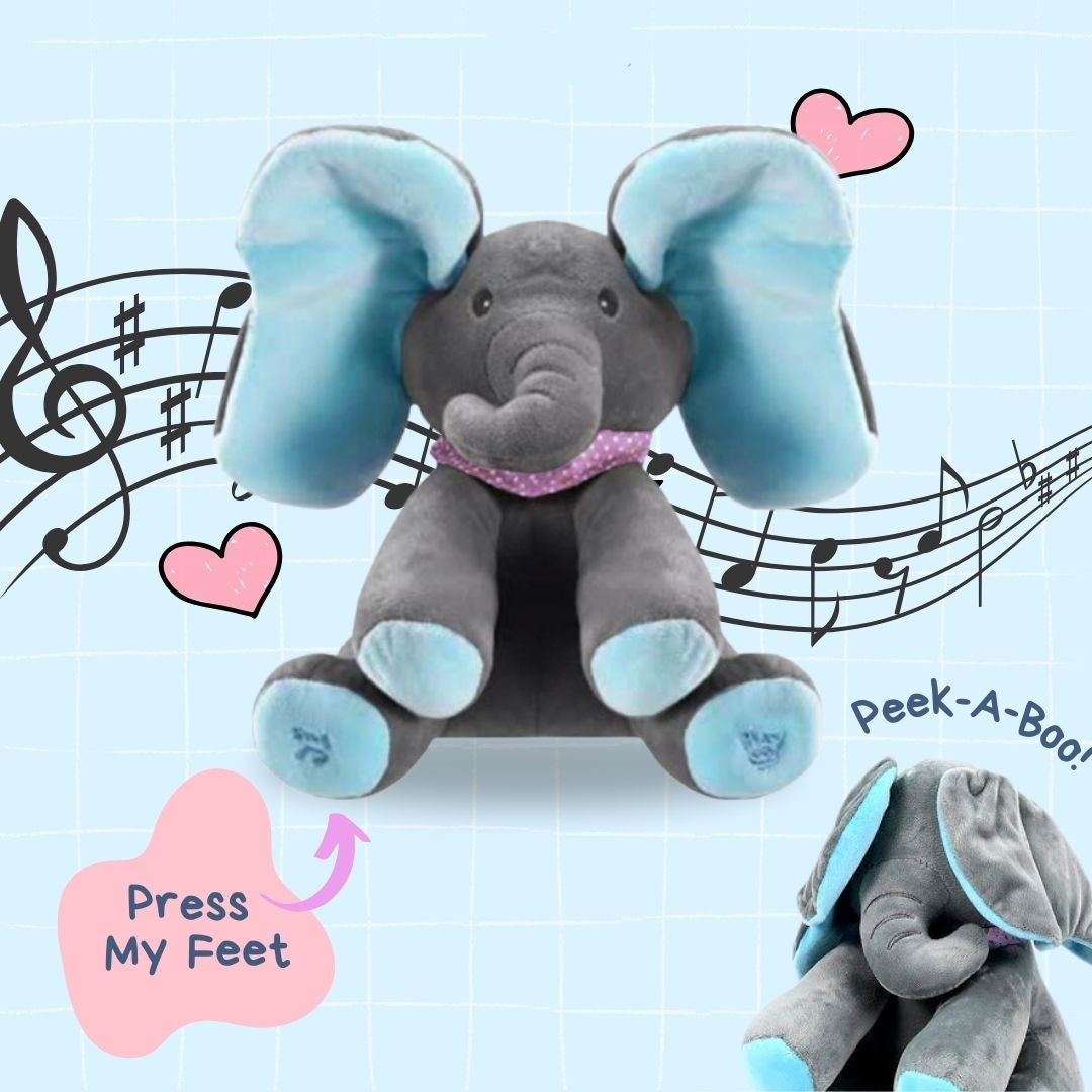 ElliJoy™ – Peek-a-Boo sprechender Elefanten-Plüsch