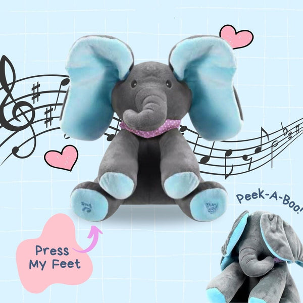 ElliJoy™ – Peek-a-Boo sprechender Elefanten-Plüsch