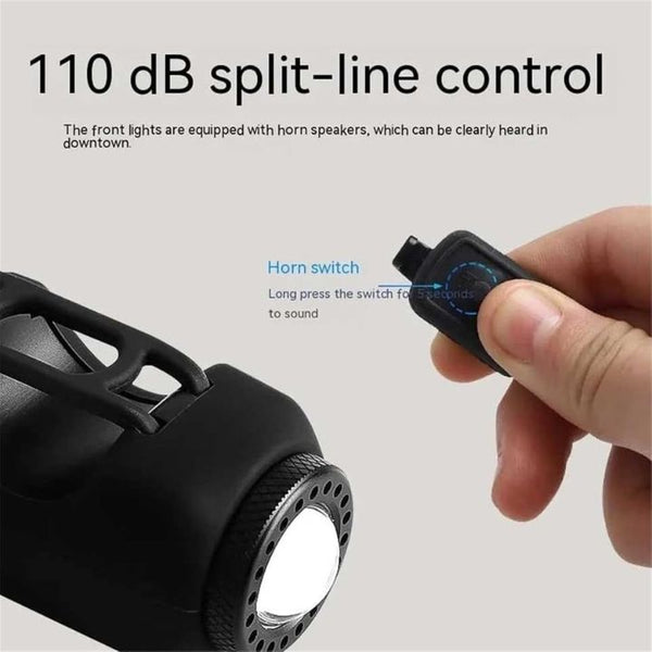 Fahrradklingel mit Licht – Laut, wasserdicht & USB-ladbar