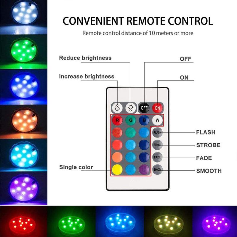 Aquanova™ | Ferngesteuerte LED-Lichter für magische Unterwasseratmosphäre (1+1 GRATIS)