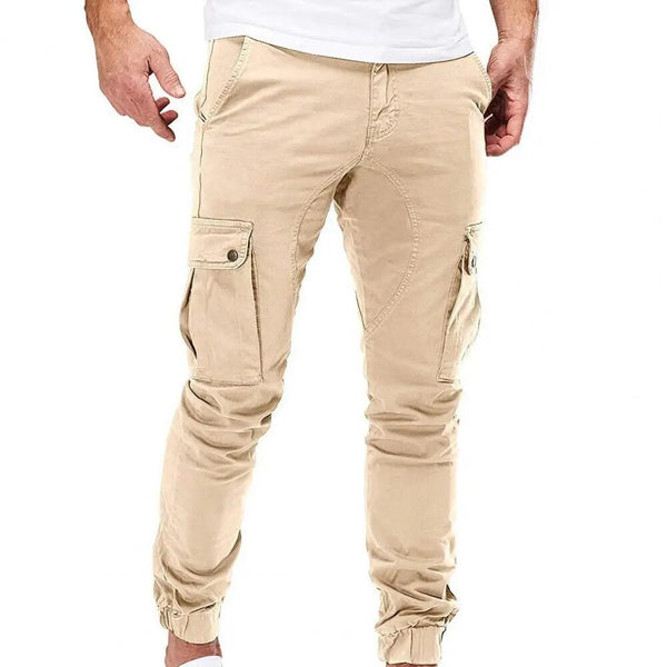 Bruno™ | Schlanke Cargohose