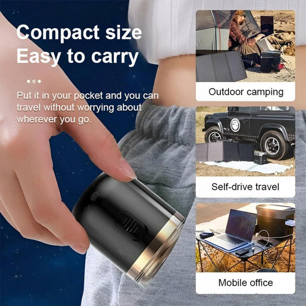 ShavePro Elektrischer Rasierer | 2-in-1 Kapsel-Design | Wasserdicht & USB-C Schnellladung