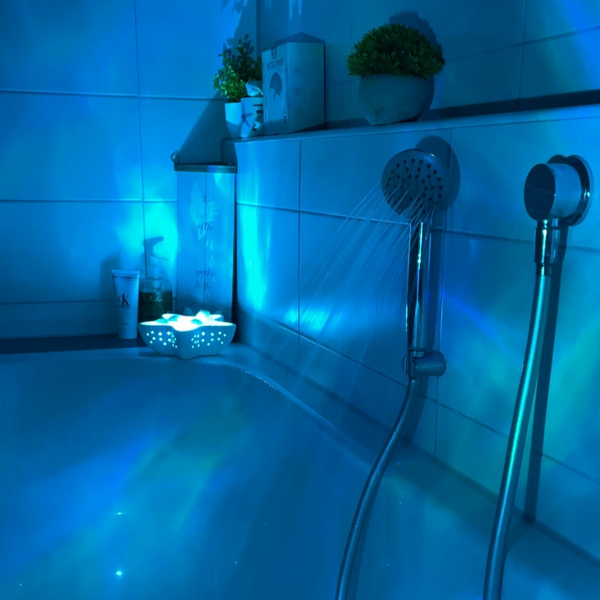 SeesternGlanz™ LED-Stimmungsleuchte mit farbwechselnden Meereslichteffekten