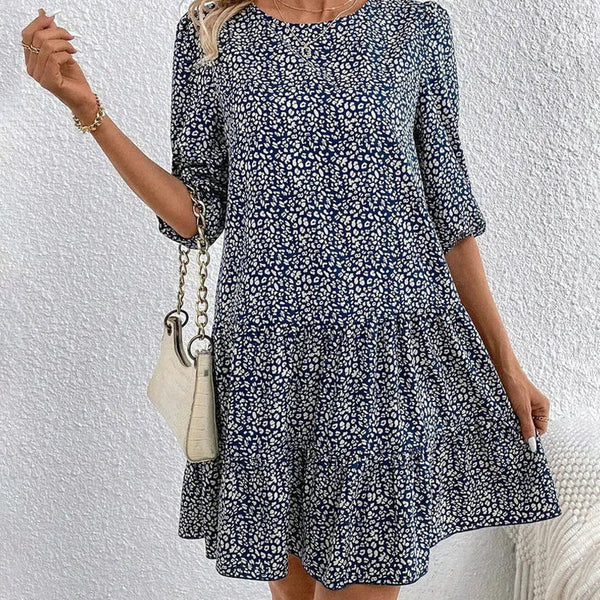 Stormi™ | Kleid mit elegantem Stil und Rundhalsausschnitt
