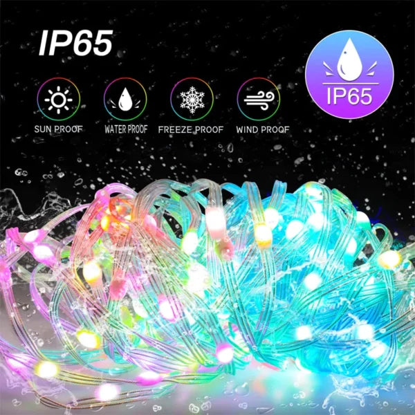XmasTree™ - RGB-Weihnachtsbaumlichter mit intelligenter Bluetooth-Steuerung (50% RABATT)