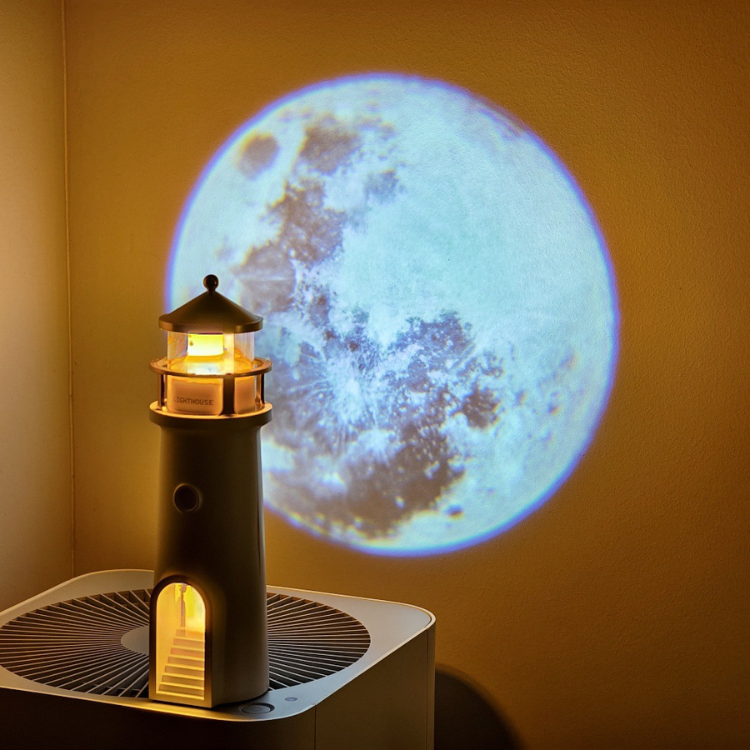 LunaBeam™ - Mondschein-Leuchtturm Projektionslampe Bluetooth-Lautsprecher