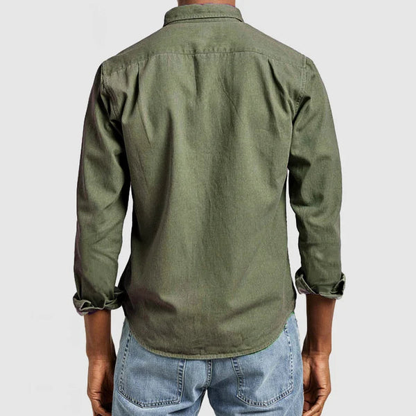 Herren Freizeithemd mit lockerer Passform | Atmungsaktives Casual Hemd für Alltag & Büro | Zeitloser Stil