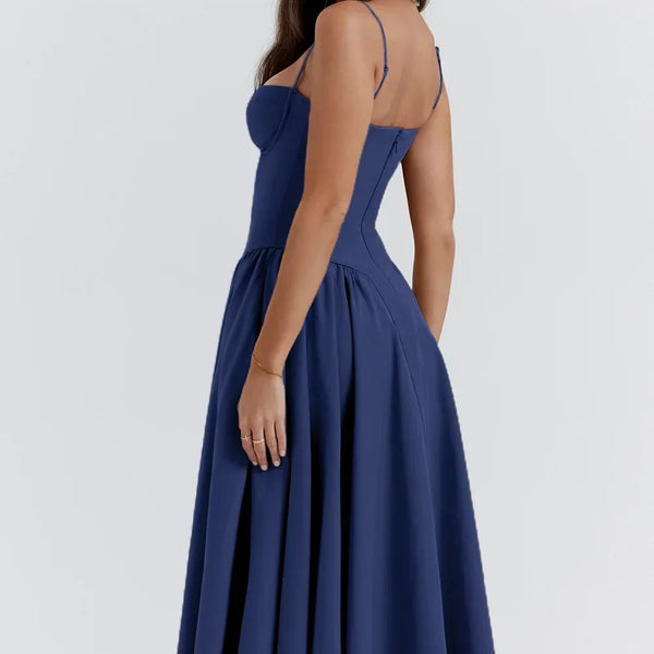 Vivi™ | Ärmelloses Midikleid mit Korsett-Passform
